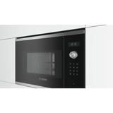 Bosch Serie 6 BEL554MS0 mikrobølgeovn Bordplade Kombination mikroovn 25 L 900 W Rustfrit stål rustfrit stål, Bordplade, Kombination mikroovn, 25 L, 900 W, Berøring, Rustfrit stål