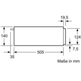 Bosch Serie 6 BIC510NB0 varmeskuffe og -skab 23 L 14 kuverter 400 W Sort Sort, 400 W, 23 L, 14 kuverter, Indendørs, Træk ud