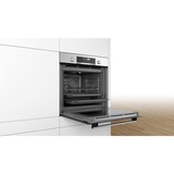 Bosch Serie 6 HBG579BS0 ovn 71 L A Sort, Rustfrit stål Sort/rustfrit stål, Medium, Elektrisk ovn, 71 L, 71 L, 30 - 275 °C, 275 °C