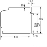 Bosch Serie 6 HBG579BS0 ovn 71 L A Sort, Rustfrit stål Sort/rustfrit stål, Medium, Elektrisk ovn, 71 L, 71 L, 30 - 275 °C, 275 °C