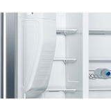 Bosch Serie 6 KAG93AIEP side-by-side køle-fryseskab Fritstående 560 L E Rustfrit stål rustfrit stål/grå, Fritstående, Amerikansk dør, Rustfrit stål, LED, Berøring, CE