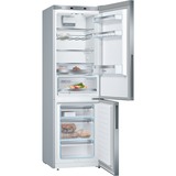 Bosch Serie 6 KGE36AICA køle-/fryseskab Fritstående 308 L C Rustfrit stål, Køleskab / fryser rustfrit stål, 308 L, SN-T, 14 kg/24t, C, Frisk zone, aflukke, Rustfrit stål