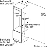 Bosch Serie 6 KIR51ADE0 køleskab Indbygget 247 L E, Full-size refrigerator 247 L, SN-T, 33 dB, E