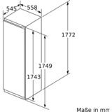 Bosch Serie 6 KIR81AFE0 køleskab Indbygget 319 L E, Full-size refrigerator 319 L, SN-T, 37 dB, E