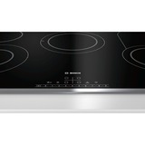 Bosch Serie 6 PKC845FP1D kogeplade Sort Indbygget Keramisk 4 zone(s), Separat komfur rustfrit stål/Sort, Sort, Indbygget, Keramisk, Keramisk, 4 zone(s), 4 zone(s)