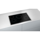 Bosch Serie 6 PKC845FP1D kogeplade Sort Indbygget Keramisk 4 zone(s), Separat komfur rustfrit stål/Sort, Sort, Indbygget, Keramisk, Keramisk, 4 zone(s), 4 zone(s)