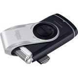 Braun MobileShave PocketGo M90 Blå, Sølv, Shaver Sort/Sølv, Blå, Sølv, Batteri, 60 t, 180 g, Kasse, 38 mm