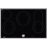 Neff T18BT16N0 Sort Indbygget 80 cm Keramisk 4 zone(s), Separat komfur Sort, Sort, Indbygget, 80 cm, Keramisk, Glas, 4 zone(s)