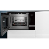 Siemens BF525LMS0 mikrobølgeovn Indbygget Solo mikroovn 20 L 800 W Sort, Rustfrit stål Sort/rustfrit stål, Indbygget, Solo mikroovn, 20 L, 800 W, Knapper, Berøring, Sort, Rustfrit stål