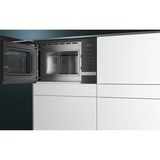 Siemens BF525LMS0 mikrobølgeovn Indbygget Solo mikroovn 20 L 800 W Sort, Rustfrit stål Sort/rustfrit stål, Indbygget, Solo mikroovn, 20 L, 800 W, Knapper, Berøring, Sort, Rustfrit stål