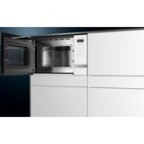 Siemens BF525LMW0 mikrobølgeovn Indbygget Solo mikroovn 20 L 800 W Hvid Hvid/rustfrit stål, Indbygget, Solo mikroovn, 20 L, 800 W, Knapper, Berøring, Hvid