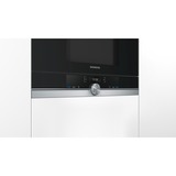 Siemens BF634LGS1 mikrobølgeovn Indbygget 21 L 900 W Sort, Rustfrit stål Sort/Sølv, Indbygget, 21 L, 900 W, Berøring, Sort, Rustfrit stål, Venstre