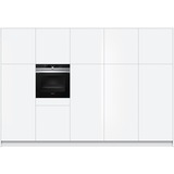 Siemens iQ700 HB674GBS1 ovn 71 L A+ Sort, Rustfrit stål Sølv, Medium, Elektrisk ovn, 71 L, 71 L, Pyrolyse, Indbygget