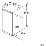 Siemens iQ700 KI41FADE0 køleskab Indbygget 187 L E Hvid, Full-size refrigerator 187 L, SN-T, 37 dB, E, Hvid