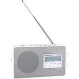 Panasonic RF-D10 Personligt Digital Hvid radio Hvid, Personligt, Digital, DAB,DAB+,FM, 87,5 - 108 Mhz, 2 W, Flad