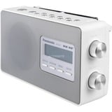 Panasonic RF-D10 Personligt Digital Hvid radio Hvid, Personligt, Digital, DAB,DAB+,FM, 87,5 - 108 Mhz, 2 W, Flad