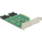 DeLOCK 89518 interface-kort/adapter Intern M.2, SATA, Controller PCIe, M.2, SATA, PCIe 3.0, Windows 10 Education, Windows 10 Education x64, Windows 10 Enterprise, Windows 10 Enterprise x64,..., Kasse