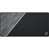 ASUS ROG Sheath BLK LTD Gaming musemåtte Sort, Grå, Hvid, Gaming Mus pad Sort/grå, Sort, Grå, Hvid, Stof, Gummi, Skridsikker bund, Gaming musemåtte