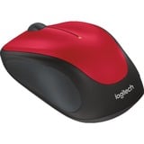 Logitech Wireless Mouse M235 mus RF trådløst Optisk Rød, Optisk, RF trådløst, Rød