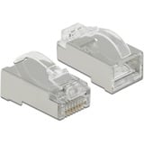 DeLOCK 86474 kabelsamler RJ-45 Transparent, Stik gennemsigtig, RJ-45, Transparent, Hanstik, Lige, Polykarbonat, Cat6