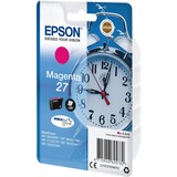 Epson Alarm clock C13T27034012 blækpatron 1 stk Original Standard udbytte Magenta Standard udbytte, Pigmentbaseret blæk, 3,6 ml, 300 Sider, 1 stk