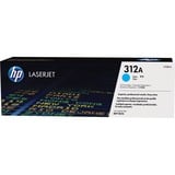 HP 312A LaserJet-tonerpatron, cyan cyan, 2700 Sider, Blå, 1 stk