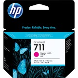 HP 711 DesignJet-blækpatroner med 29 ml, 3 stk., magenta 3 stk., magenta, Pigmentbaseret blæk, 29 ml, 3 stk, Multipakke