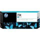 HP 728 300 ml DesignJet-blækpatron, cyan cyan, Farvebaseret blæk, 300 ml, 1 stk