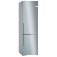 Bosch Serie 4 KGN39VIBT køle-/fryseskab Fritstående 363 L B Rustfrit stål, Køleskab / fryser rustfrit stål, 363 L, SN-T, 10 kg/24t, B, Frisk zone, aflukke, Rustfrit stål