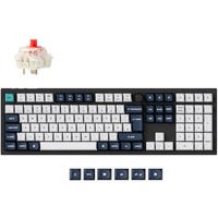 Keychron Gaming-tastatur Sort/multi-coloured, DE-layout, Gateron Jupiter Red