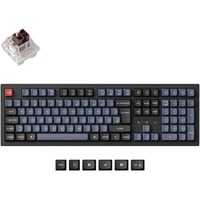 Keychron Gaming-tastatur Sort/Blå-grå, DE-layout, Keychron K Pro Brown