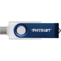 Patriot USB-stik Blå/Hvid