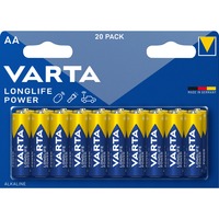 VARTA High Energy AA 20-pack Engangsbatteri Alkaline Engangsbatteri, Alkaline, 1,5 V, 20 stk, AA