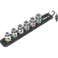 Wera 05003995001 Topnøglesæt Sort, Topnøglesæt, 1/2", Metric, 6 hoved(er), 10,13,15,16,17,19 mm