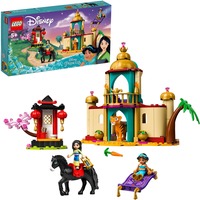 LEGO Disney | Jasmin og Mulans eventyr, Bygge legetøj Byggesæt, 5 År, Plast, 176 stk, 413 g