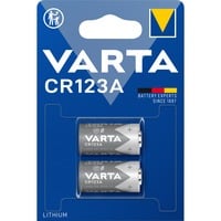 VARTA -CR123A-2 Husholdningsbatterier Engangsbatteri, CR123A, Lithium, 3 V, 2 stk, 1600 mAh