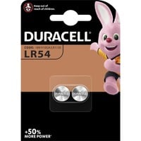 Duracell LR54 Engangsbatteri SR54 Alkaline Engangsbatteri, SR54, Alkaline, 2 stk, Knap/celle