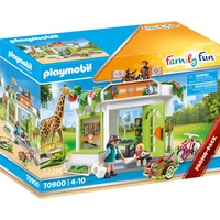 PLAYMOBIL FamilyFun 70900 legetøjssæt, Bygge legetøj Zoo, 4 År, Flerfarvet, Plast