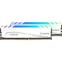 Mushkin Redline Lumina hukommelsesmodul 32 GB 2 x 16 GB DDR4 2666 Mhz Hvid, 32 GB, 2 x 16 GB, DDR4, 2666 Mhz, 288-pin DIMM, Hvid