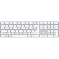 Apple  Apple Magic Keyboard TID Num KEY wh MAG Sølv/Hvid, HU-layout