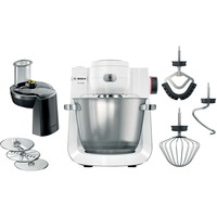 Bosch Foodprocessor Hvid/rustfrit stål