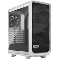 Fractal Design Meshify 2 Compact Tower Hvid, Towerkabinet Hvid/Sort, Tower, PC, Hvid, ATX, micro ATX, Mini-ITX, Stål, Hærdet glas, Spil