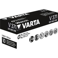 VARTA V371 Engangsbatteri SR69 Sølvoxid (S) Sølv, Engangsbatteri, SR69, Sølvoxid (S), 1,55 V, 1 stk, 44 mAh