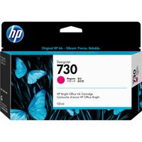 HP 730 130-ml Magenta DesignJet Ink Cartridge, Blæk Standard udbytte, Farvebaseret blæk, 130 ml, 1 stk