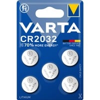 VARTA 06032 Engangsbatteri CR2032 Lithium Engangsbatteri, CR2032, Lithium, 3 V, 5 stk, 230 mAh