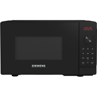 Siemens iQ300 FE023LMB2 mikrobølgeovn Bordplade Solo mikroovn 20 L 800 W Sort rustfrit stål (mørkt), Bordplade, Solo mikroovn, 20 L, 800 W, Dreje, Berøring, Sort