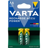 VARTA Longlife Genopladeligt batteri AA Nikkel-Metalhydrid (NiMH) Genopladeligt batteri, AA, Nikkel-Metalhydrid (NiMH), 1,2 V, 2 stk, 2100 mAh