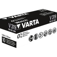 VARTA -V319 Husholdningsbatterier Sølv, Engangsbatteri, Sølvoxid (S), 1,55 V, 1 stk, Hg (kviksølv), Sølv