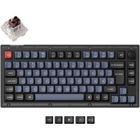Keychron Gaming-tastatur Sort/Blå-grå, DE-layout, Keychron K Pro Brown