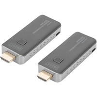 Digitus HDMI-udvidelse forlænger Sort/Sølv